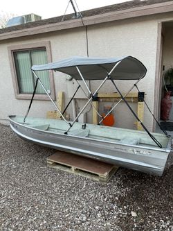 12 Foot Aluminum Boat With 6hp Motor