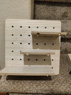 Wooden Peg Board