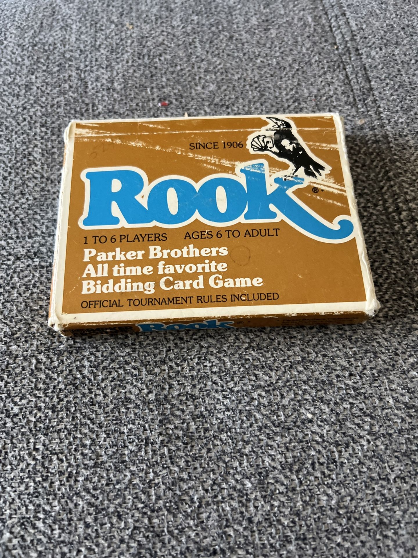 Vintage Boxed 1978 Parker Brother’s Rook Playing Cards with Instruction Booklet