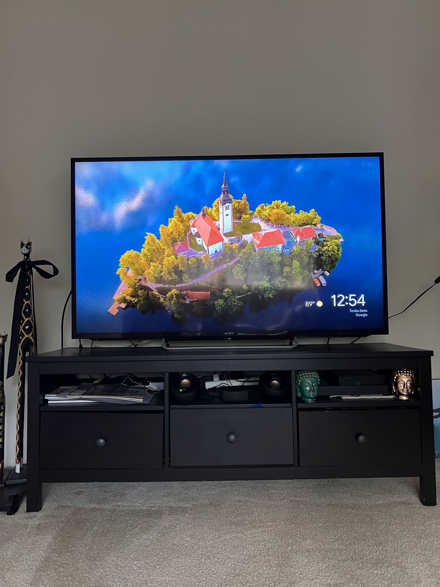 Sony bravia Tv 60W610B (60inch) With Tv Rack From Ikea