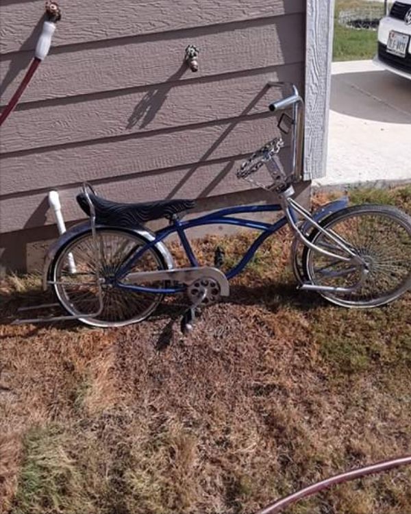 lowrider bike blue