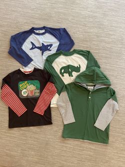 Mini Boden Boy Size 7 Long Sleeve Top Clothes