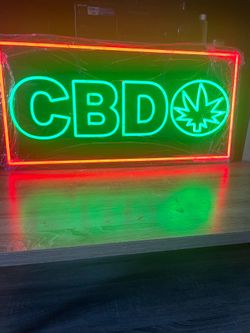 CBD led neon sign