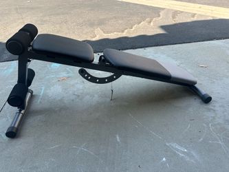 Adjustable Weight Bench with Leg Roller