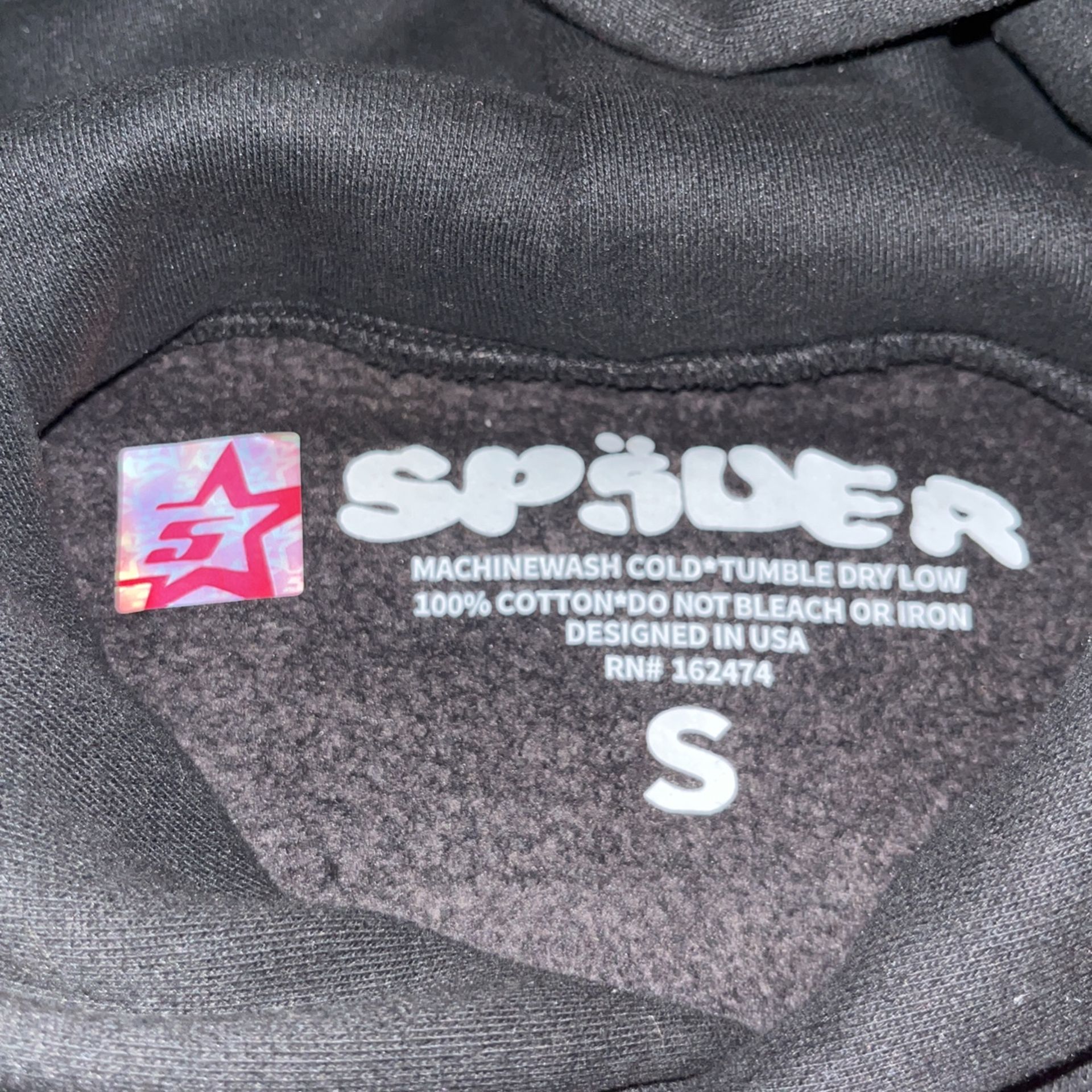 Black and Red Rhinestone Spider Hoodie *AUTHENTIC*