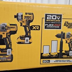 Dewalt Flex Volt 2 Tool combo kit