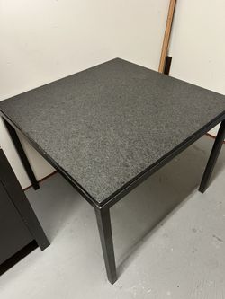 3x3 Stone Top Square Table