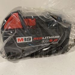 Milwaukee M18 18-Volt 5.0 Ah Lithium-Ion XC Extended Capacity Battery Pack