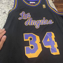 Retro NBA Lakers Jersey 
