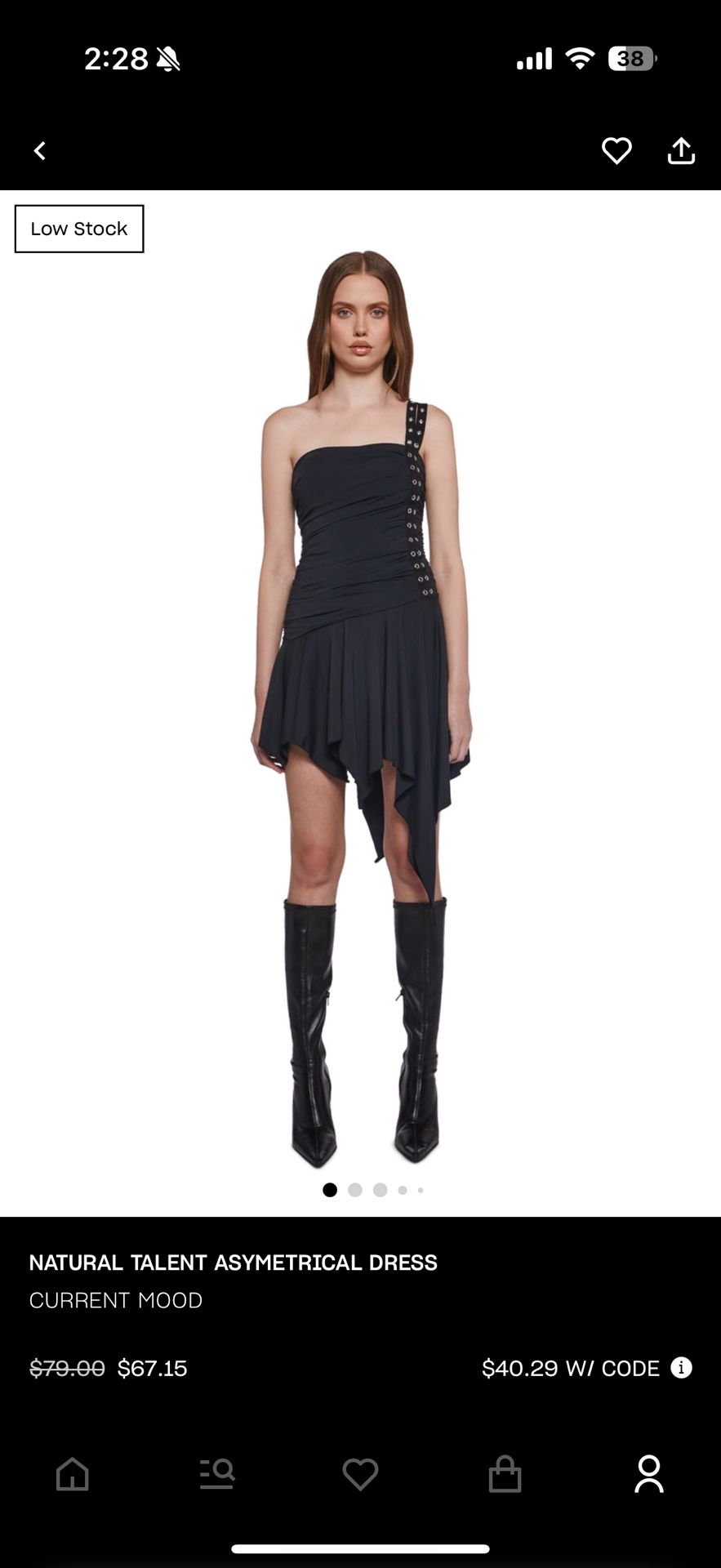 Dress Natural Talent Asymmetrical dress