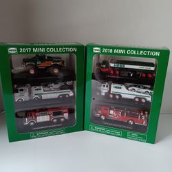 Hess 2017 & 2018 Mini Collection Vehicle Truck Set Of 6 (2 Boxes) Diecast 