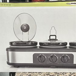 Slow Cooker - 3x1.5 Quart Triple Set