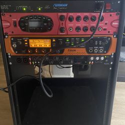 Music Equipment With Cabinet Rack