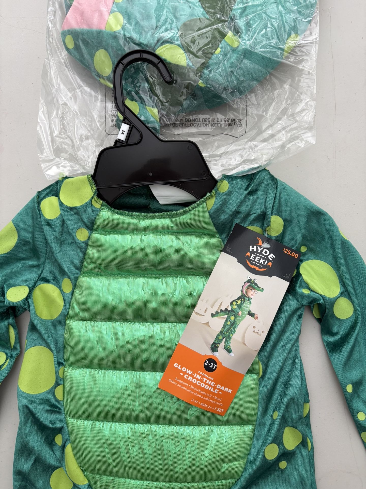 Toddler Glow In The Dark Crocodile Costume π ππ»π