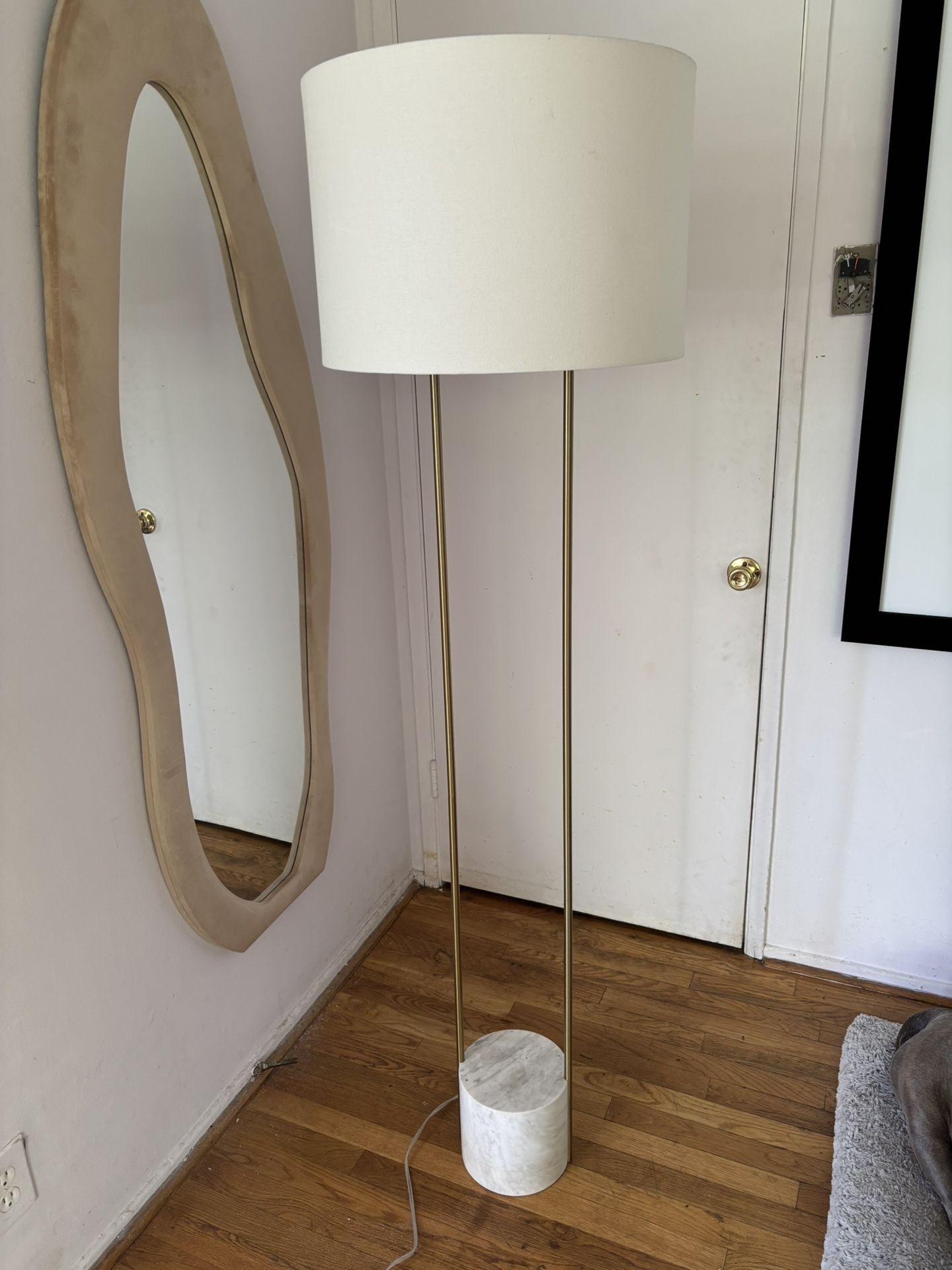 West Elm Industrial Outline Floor Lamp (67")