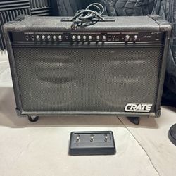 Crate GX-130C Guitar Combo Amp  130W Solid State, 2 Channels With Footswitch