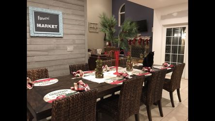Pottery Barn Lorraine dining table only 98 120 for Sale in Northford