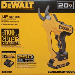 $160 each. DEWALT 20V MAX Cordless Battery Powered Pruner Kit with (1) 2 Ah Battery & Charger