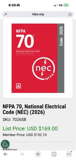 NEC 2026 spiral bound code book