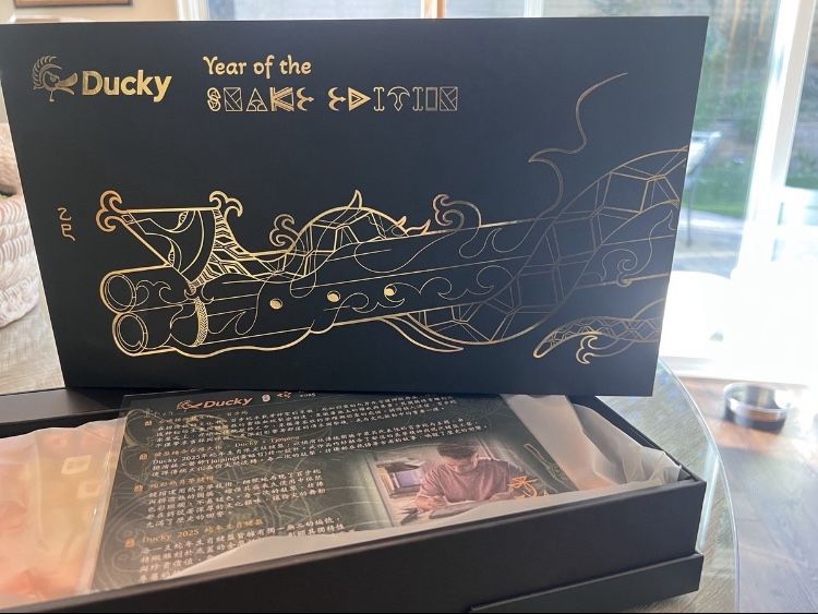Ducky Year of the Snake 2025 Limited Edition Mechanical Keyboard – Cherry MX Brown