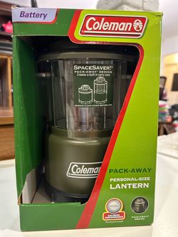 Coleman Pack Away Collapsing Camping Lantern Model 5315 Series Battery Operated