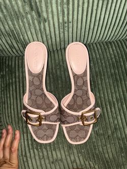 Coach kitten heels