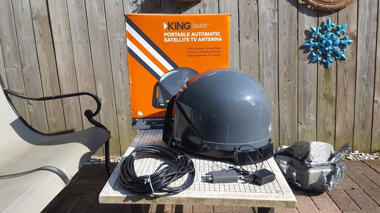 King Quest Portable Satellite Dish Direct TV