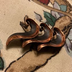 Modernist Copper Broach 1950s