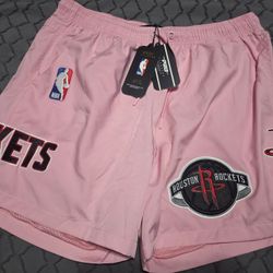 Houston Rockets Large Pro Standard Stiched NBA Shorts $100 Retail