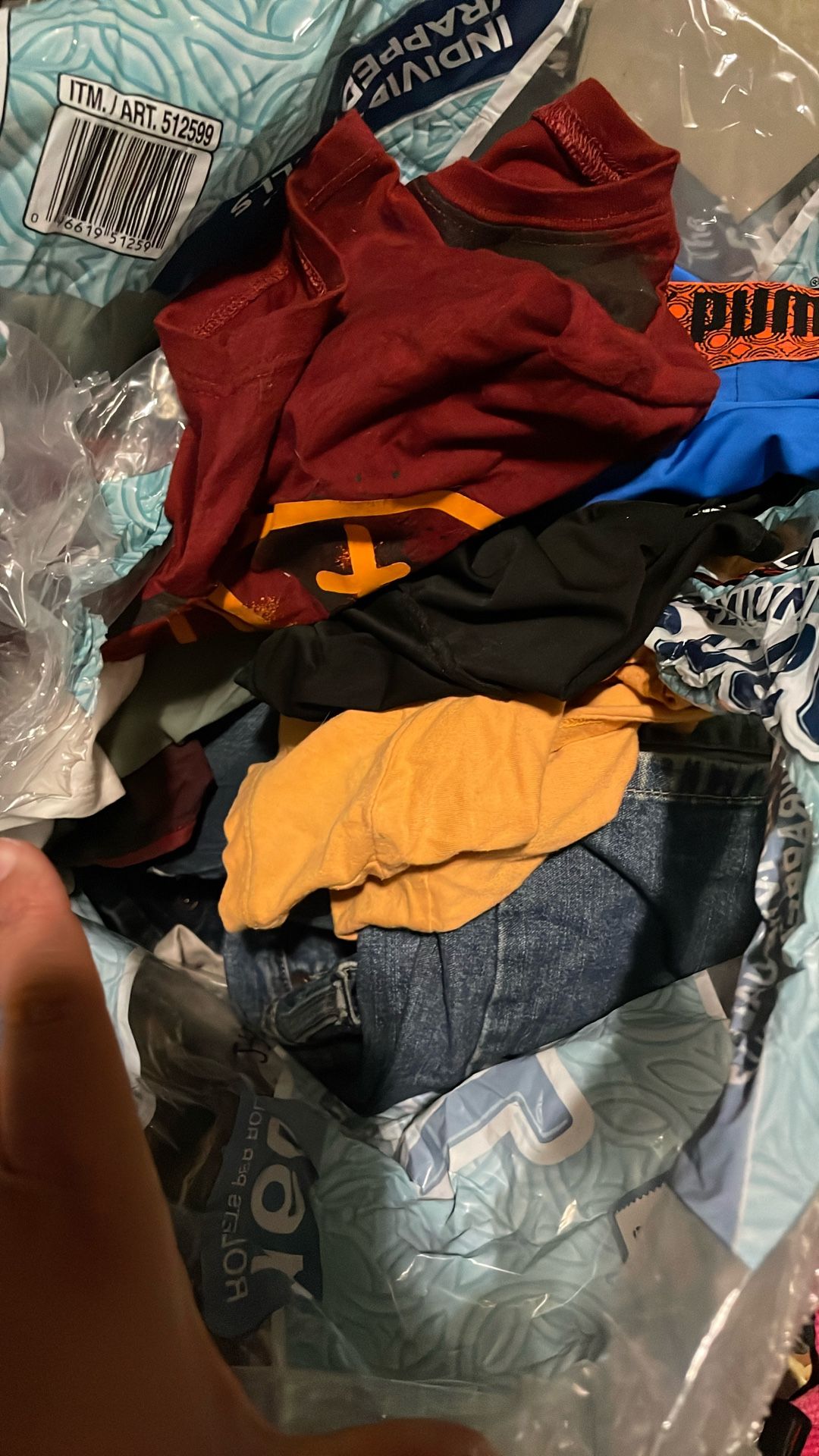 Bag Of Boy, Clothes Size 8 To 10 Also A Bit Of Girls Size 5 Or Six