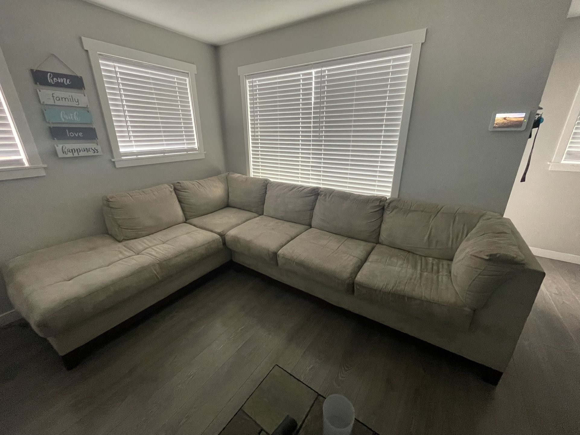 2 Piece Couch (L Sectional)