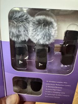 Wireless microphone or mic x2