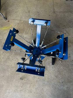 VEVOR 4-Color Screen Printing Press 2 station w/starter kit and inks
