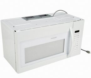 FRIGIDAIRE Microwave: 1.8 cu ft Oven Capacity, 1,000 W Cooking Watt, 10 Power Levels, FMOS1846BW Item 55MK39 Mfr. Model FMOS1846BW