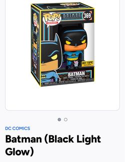 Black light Batman funko
