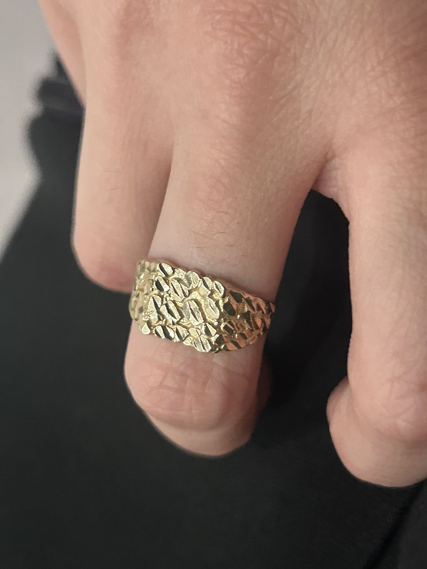 Gold Nugget Ring