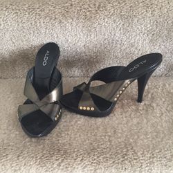 Size 36 1/2 Aldo Leather Sandals