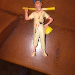 Vintage Baseball Themed Cake Topper