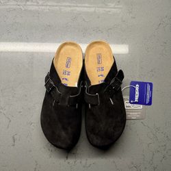 Women’s 38 – Birkenstock Boston (Black)