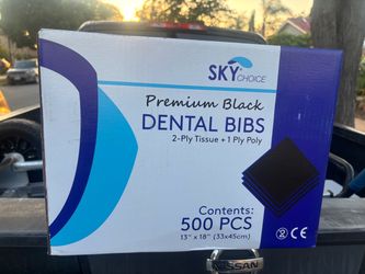 Sky Choice dental bibs black