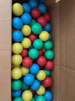 Plastic balls only