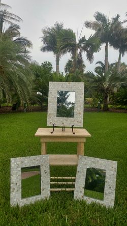 (3)Gorgeous Decorative Mirrors 20" Height 16" Width