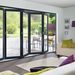 2 12ft X 8ft Bi-Fold Aluminum Doors (in-stock Today)