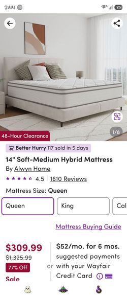 14" Hybrid Medium Firm Mattress