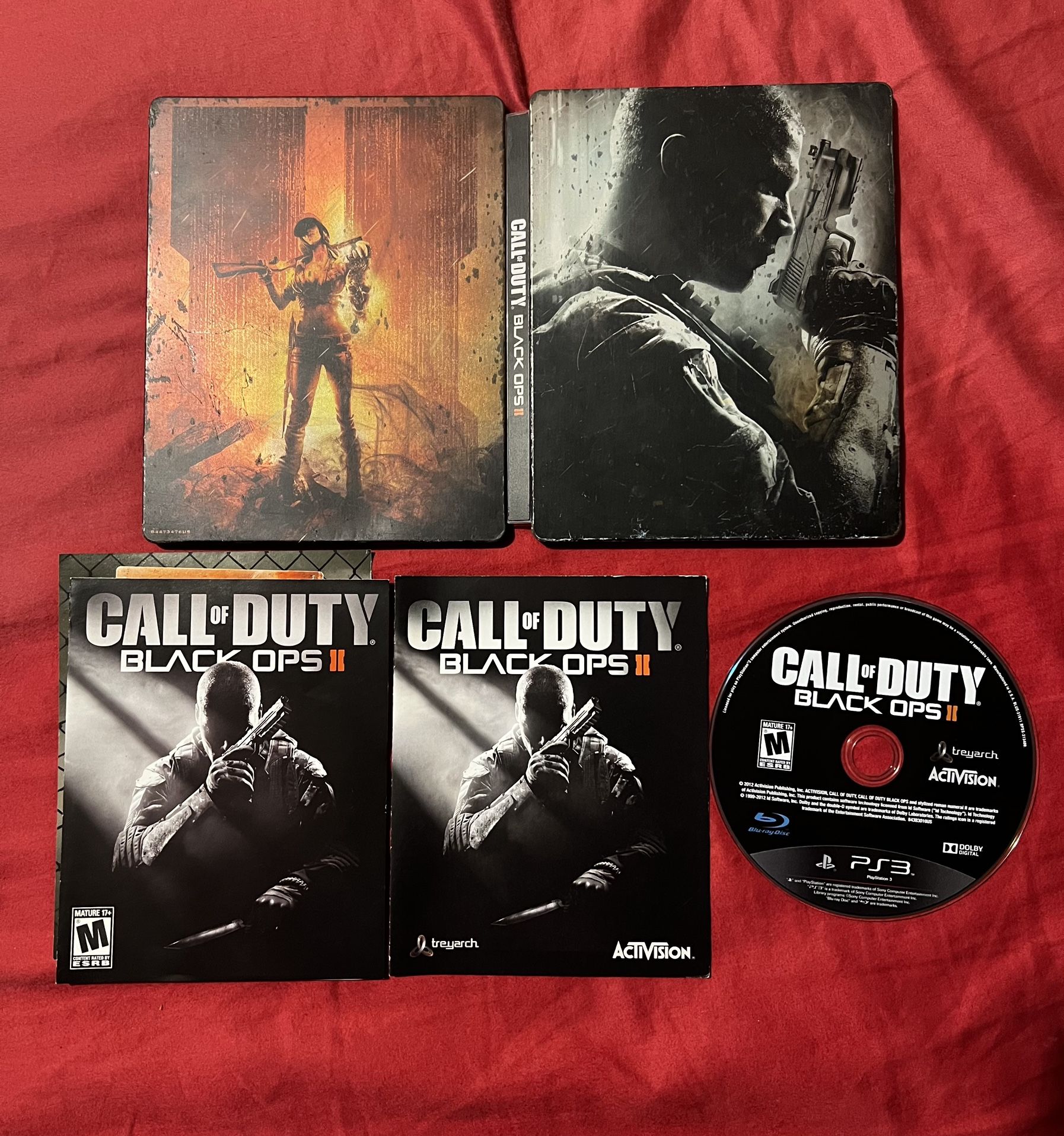 Call of Duty Black Ops II PS3 Game with Steelbook