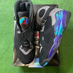 Air Jordan 8 Retro aqua 2025