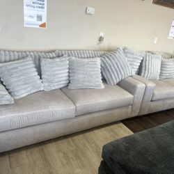 NEW SOFA AND LOVESEAT 