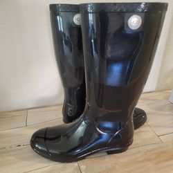 **BRAND NEW** UGG SHAYE BLACK TALL WATERPROOF BOOTS