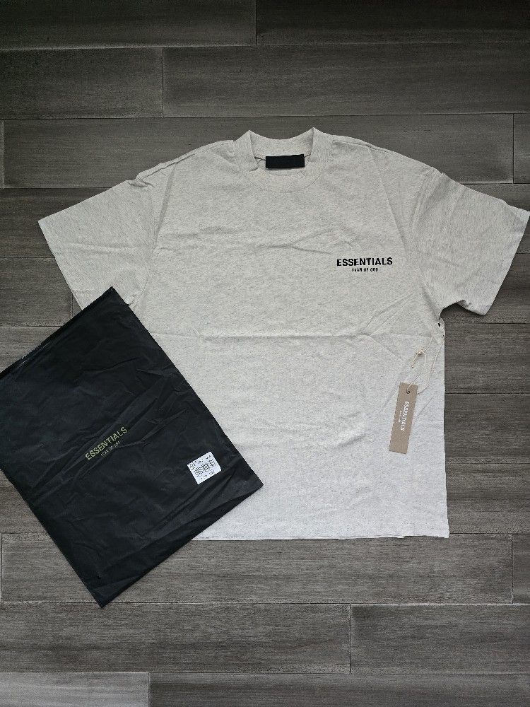 Light Oat Essentials Fear Of God T Shirt