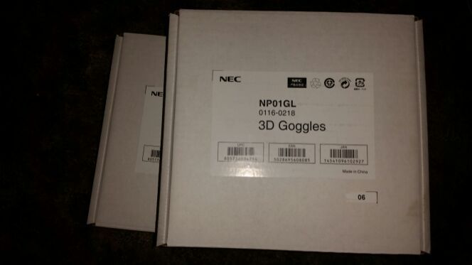 Nec 3D goggles like new set of 2